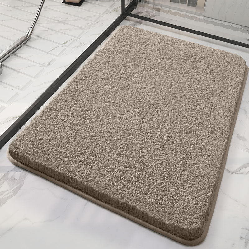 Absorbent Floor Bathroom Plush Thickened Non-slip Mat