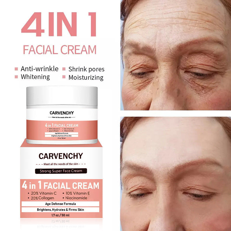 Moisturizing FACIAL CREAM 4 In 1 FACIAL CREAM Small Molecule Collagen