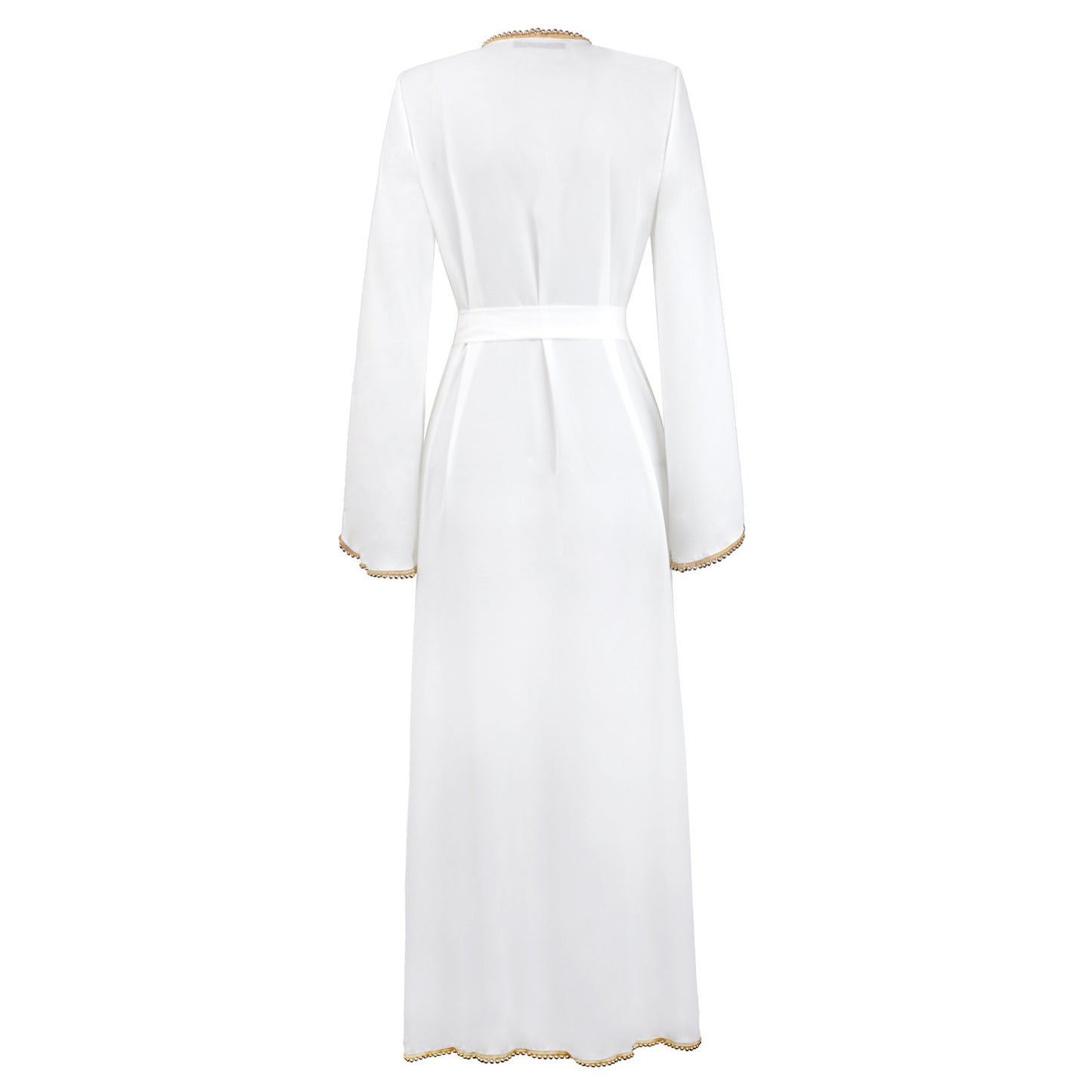 D -Bandage cardigan robe Muslim dress