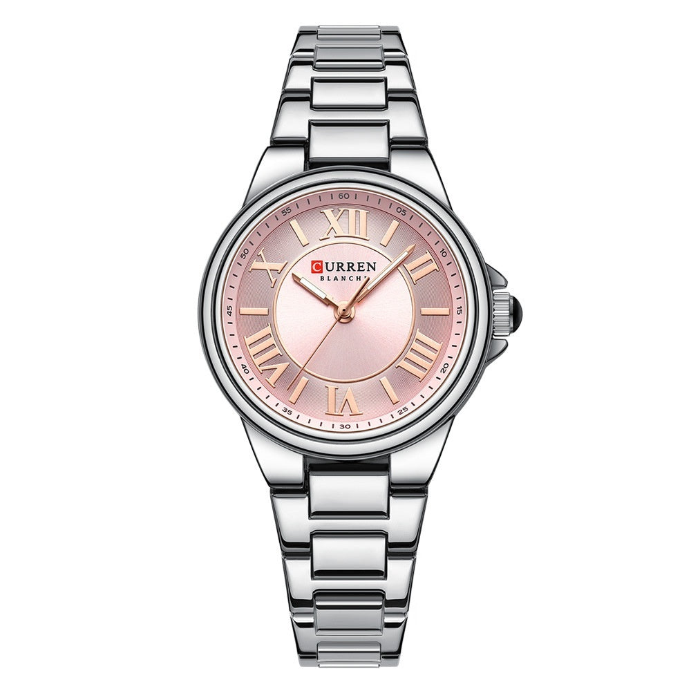 Women's Fashion Clock Steel Belt Watch