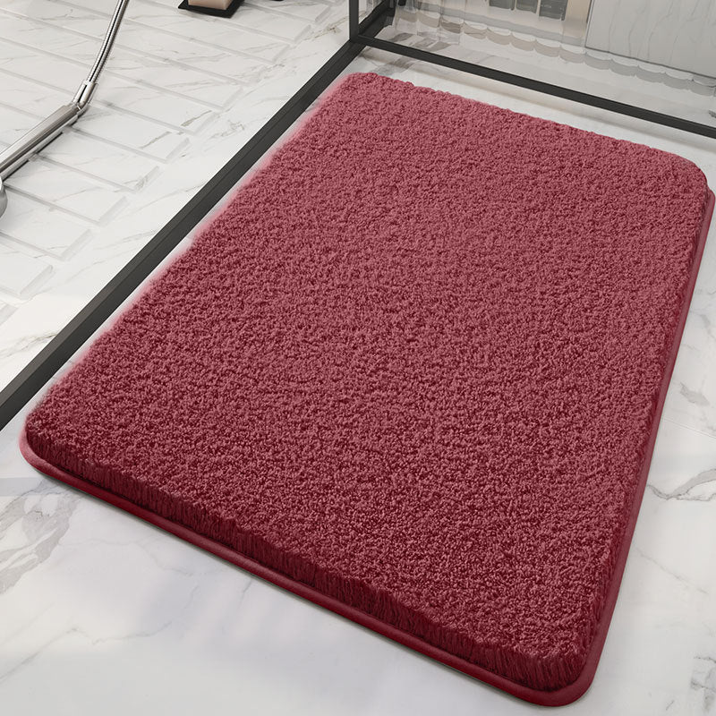 Absorbent Floor Bathroom Plush Thickened Non-slip Mat