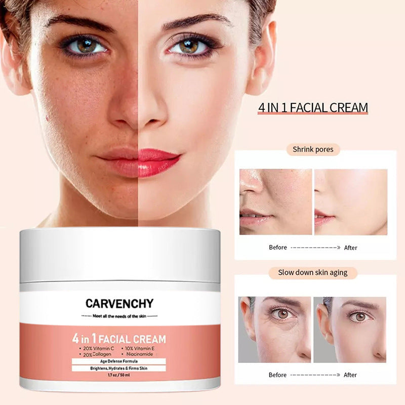 Moisturizing FACIAL CREAM 4 In 1 FACIAL CREAM Small Molecule Collagen