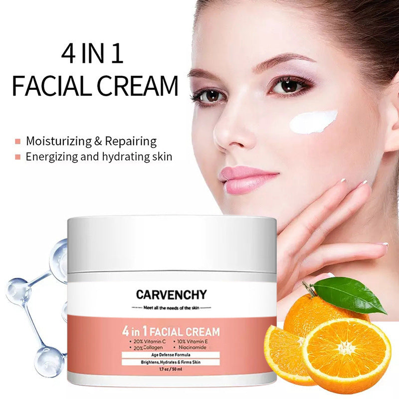 Moisturizing FACIAL CREAM 4 In 1 FACIAL CREAM Small Molecule Collagen