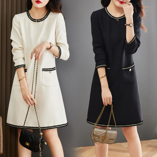 High-end Temperament Small Size Chic And Beautiful Black Skirt