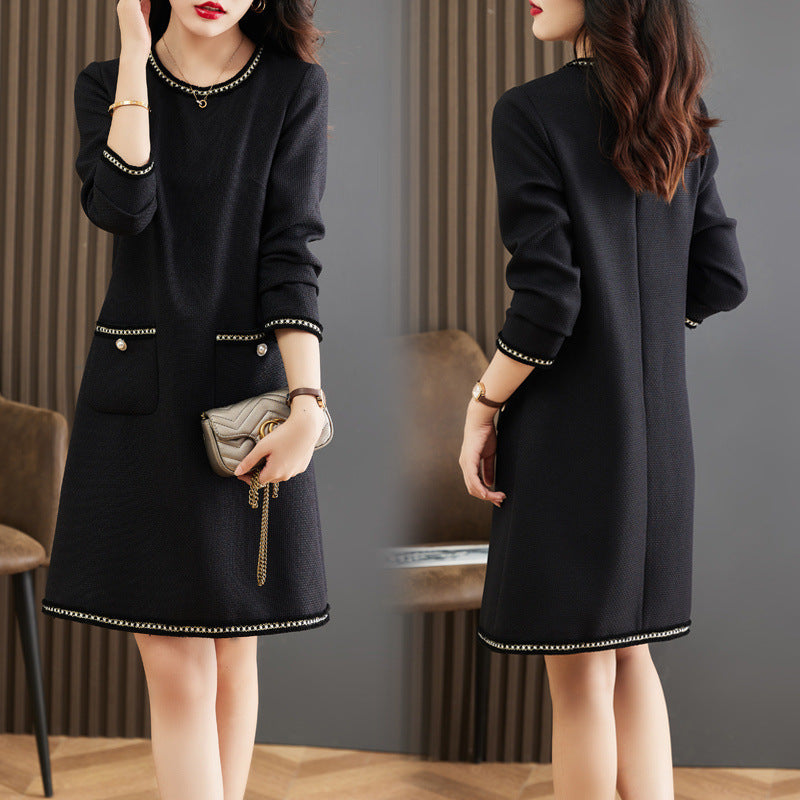 High-end Temperament Small Size Chic And Beautiful Black Skirt