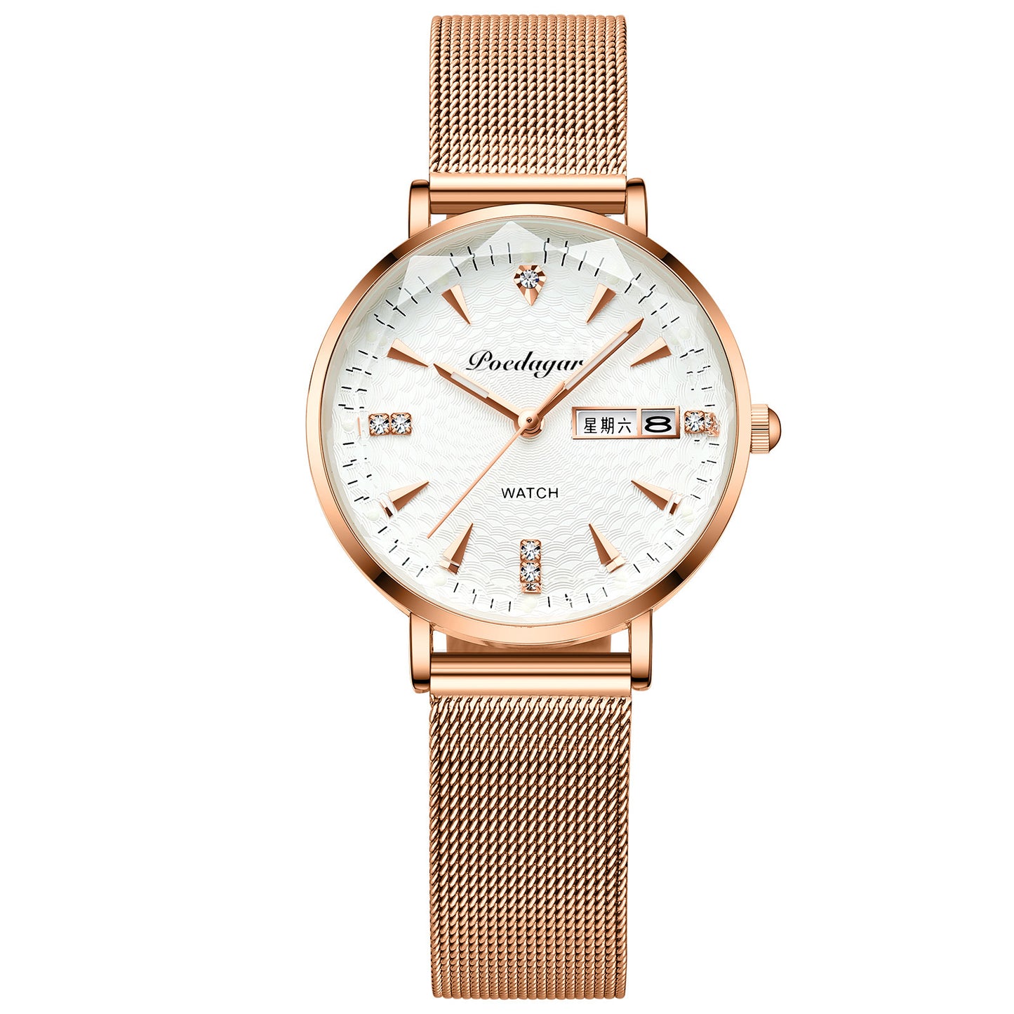 Women's Watch Double Calendar Quartz