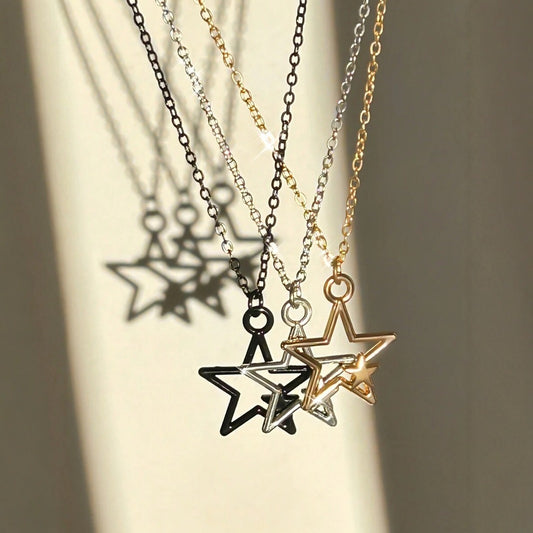 Five-pointed Star Necklace Creative Simple Fashion