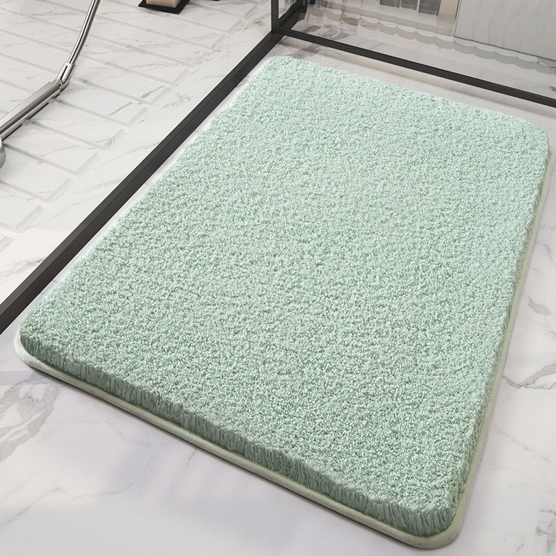 Absorbent Floor Bathroom Plush Thickened Non-slip Mat